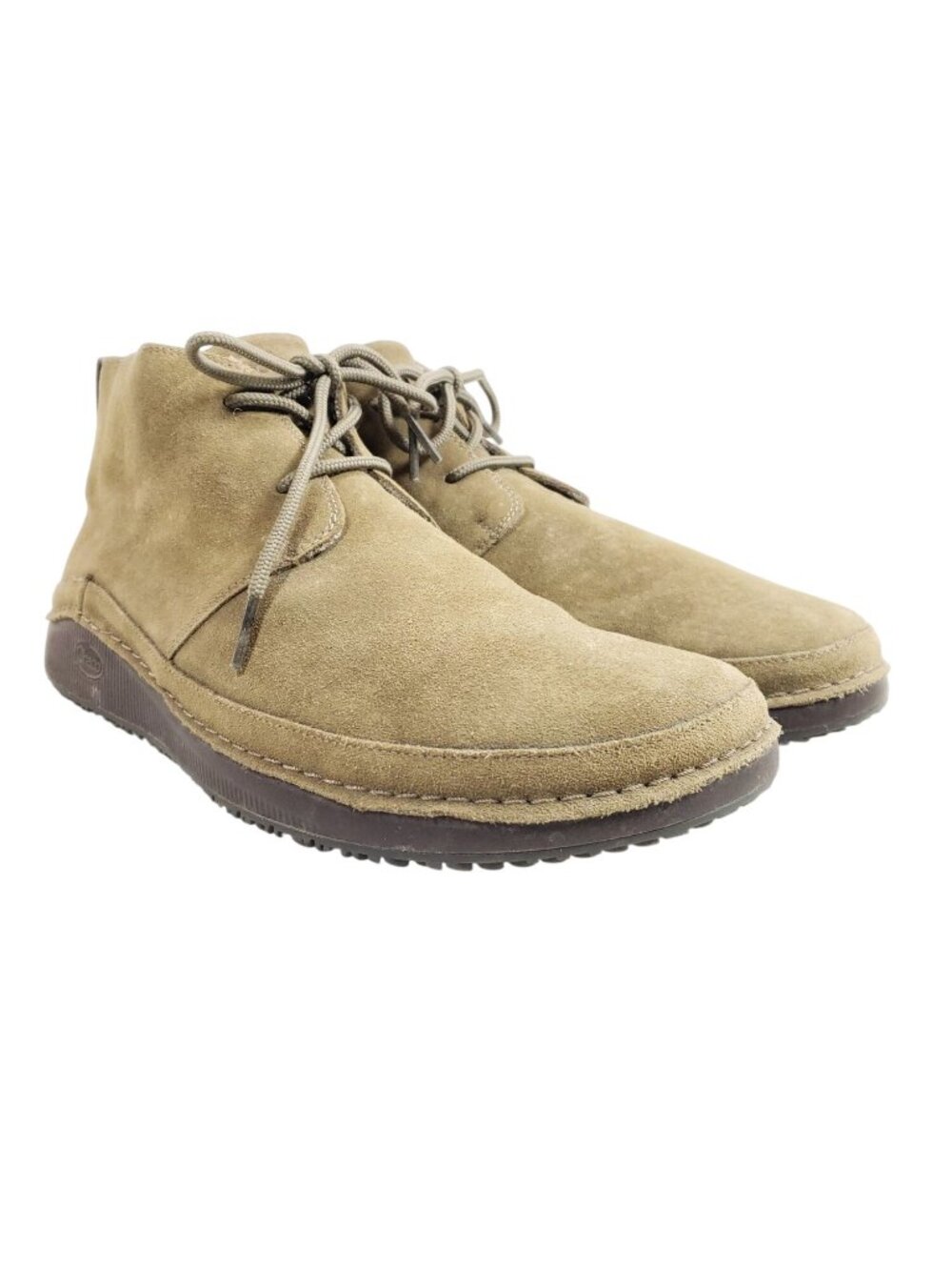 Chaco Mens Size 12 Paonia Desert Boots Tan Suede Wool Blend Lining